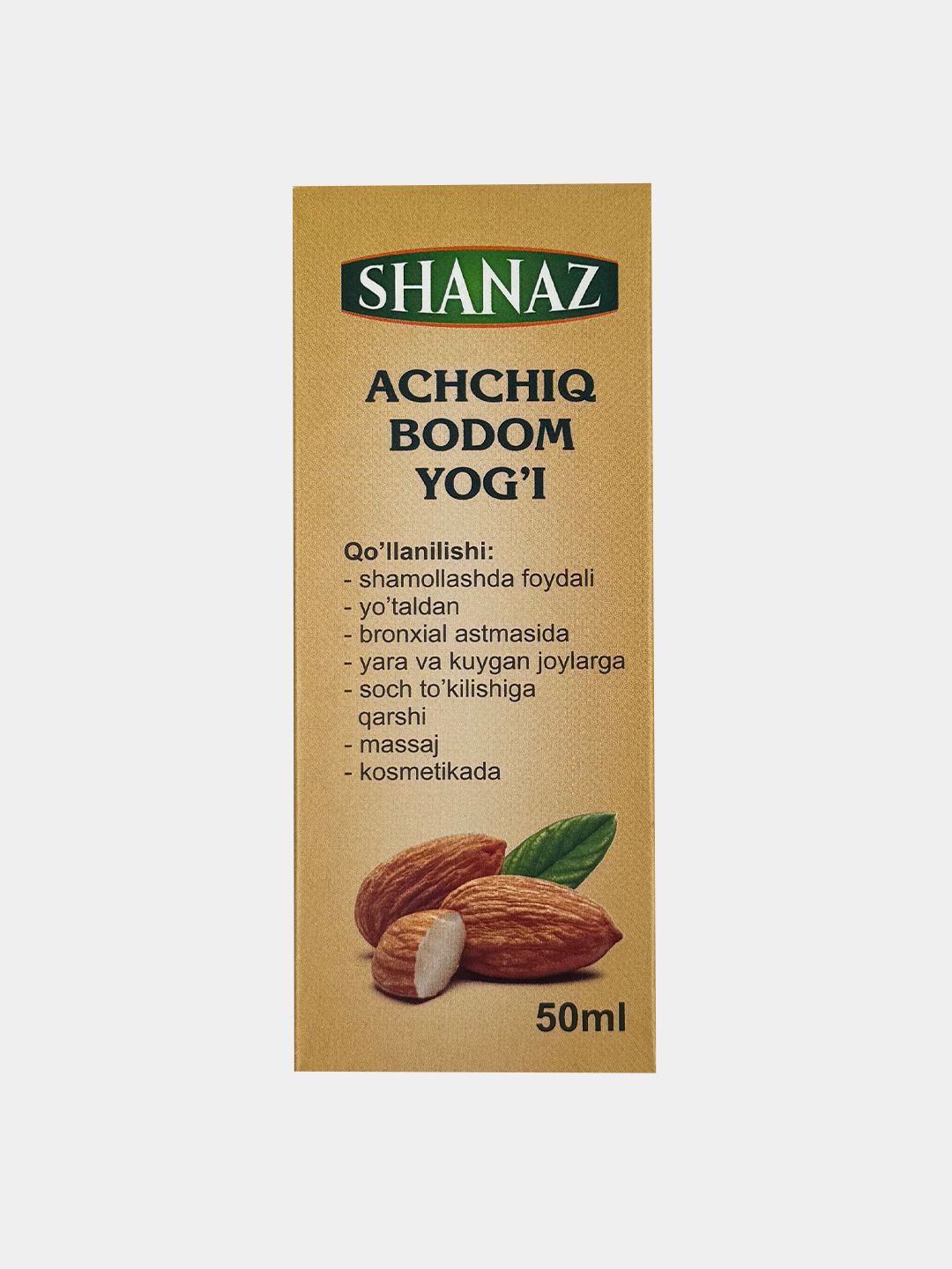 Achchiq bodom yog'i 50ml (Shanaz)