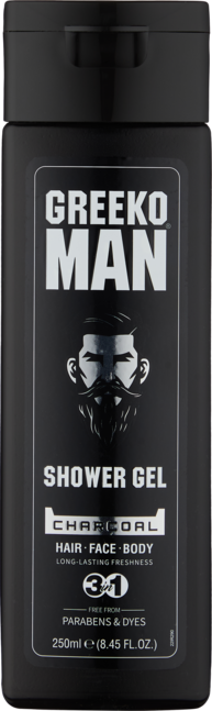 Greeko Man Shower Gel 250ml (Vasu)