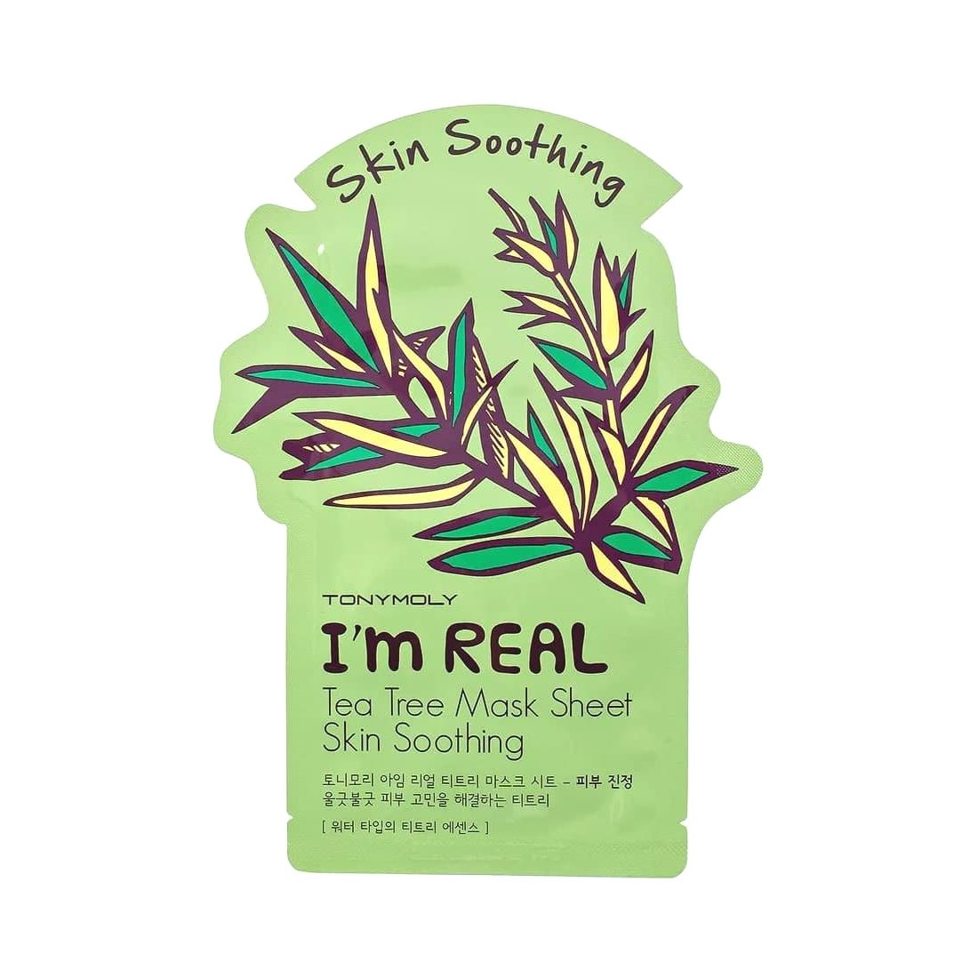 Maska dlya lica Skin soothing I'm tea tree