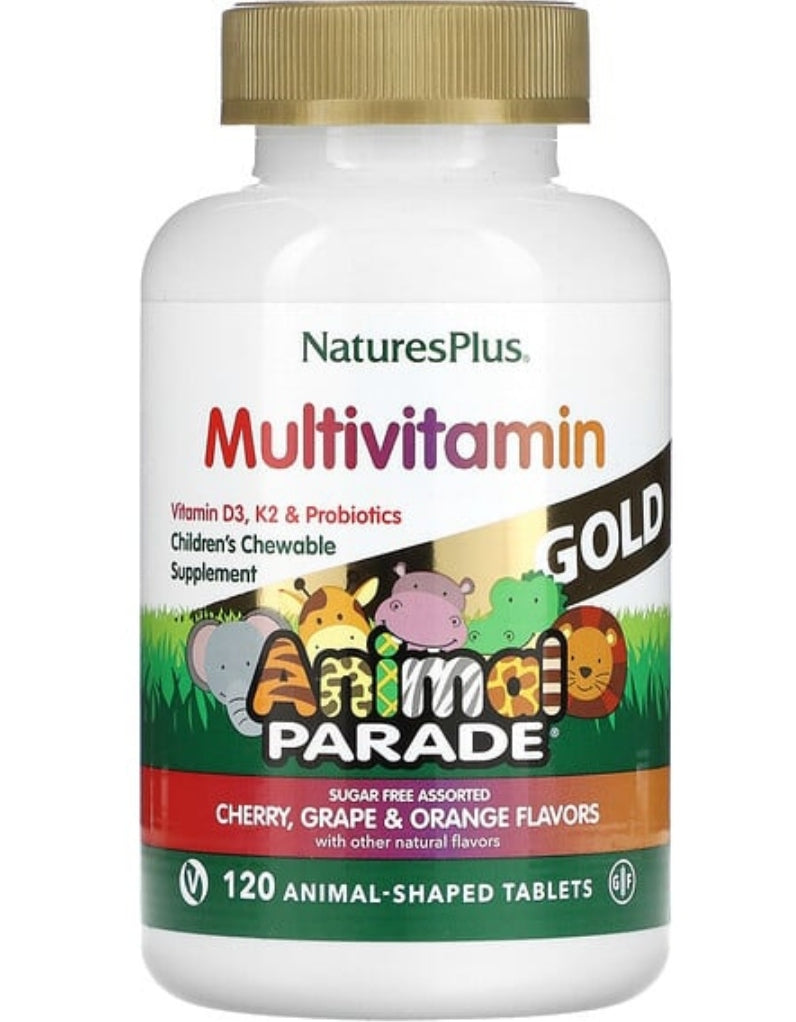 Multivitamins Animal Parade GOLD tab. №120 (NaturesPlus)