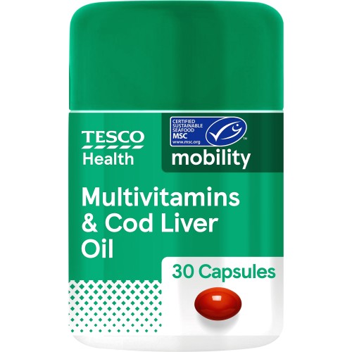 Multivitamins & Cod Liver Oil kaps. №30