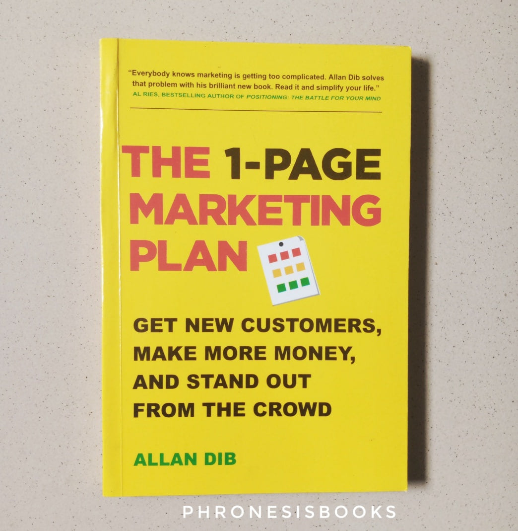 The 1-page marketing plan Allan Dib