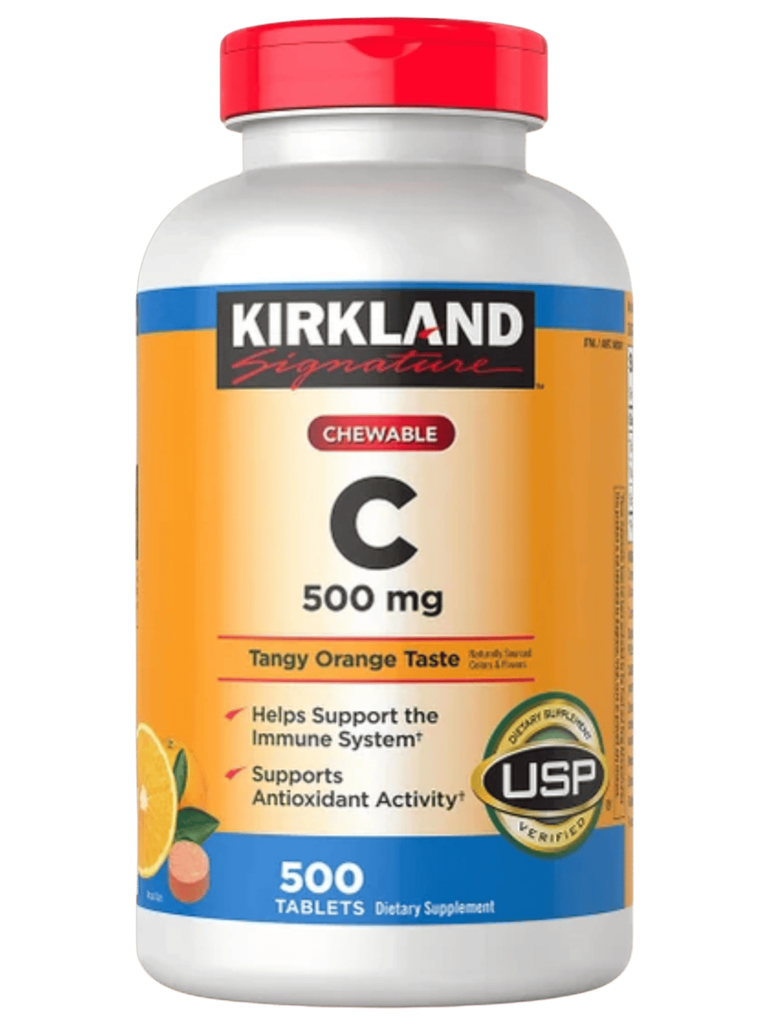 Vitamin C Chewable tab. 500mg №500 (Kirkland) - упк
