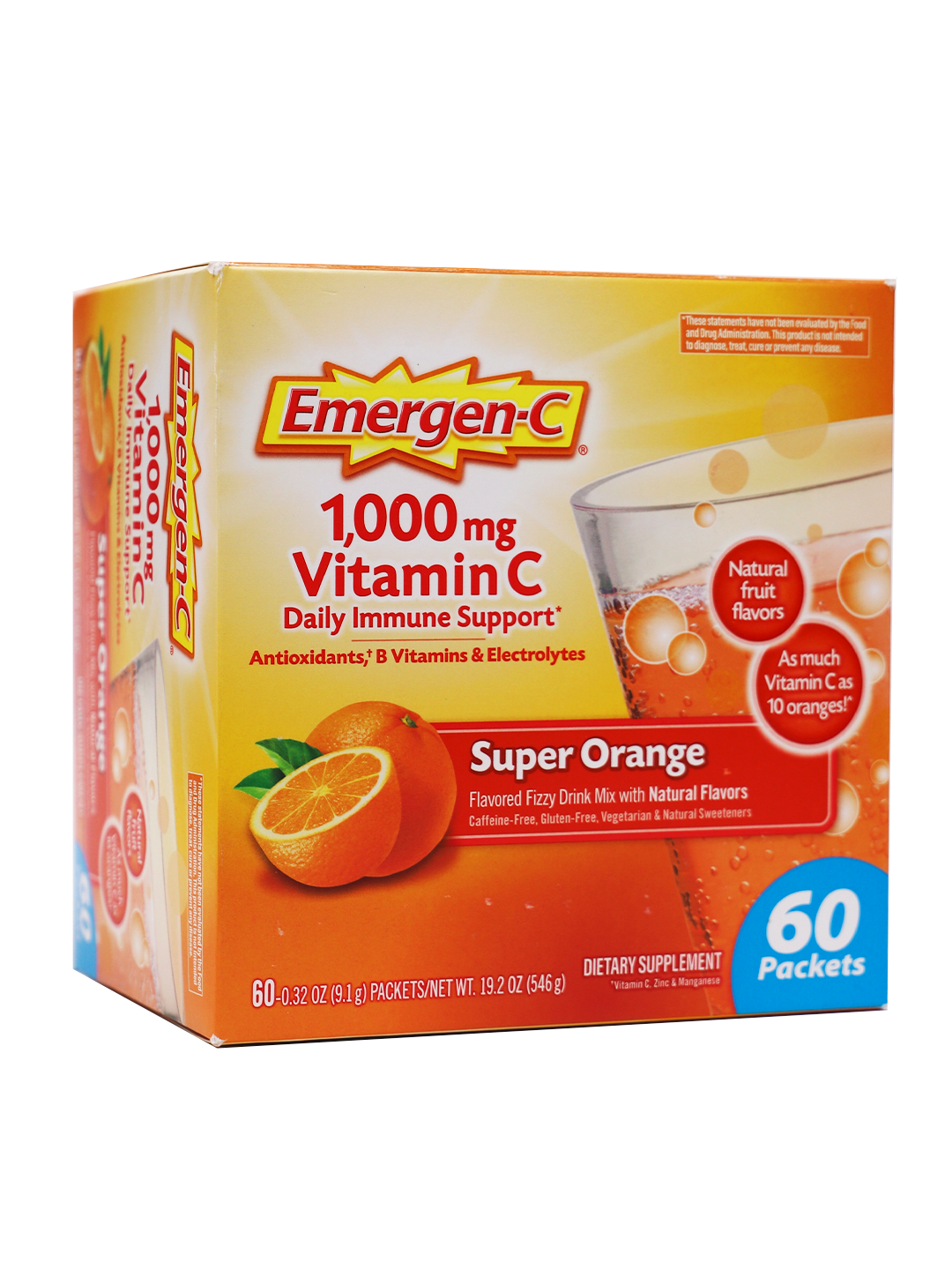 Vitamin C Super Orange 60 packets (Emergen-C)