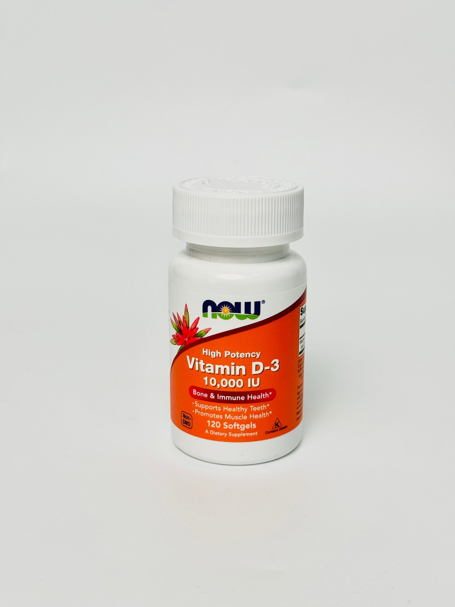 Vitamin D3 kaps. 10.000 IU №120 (NOW Foods)