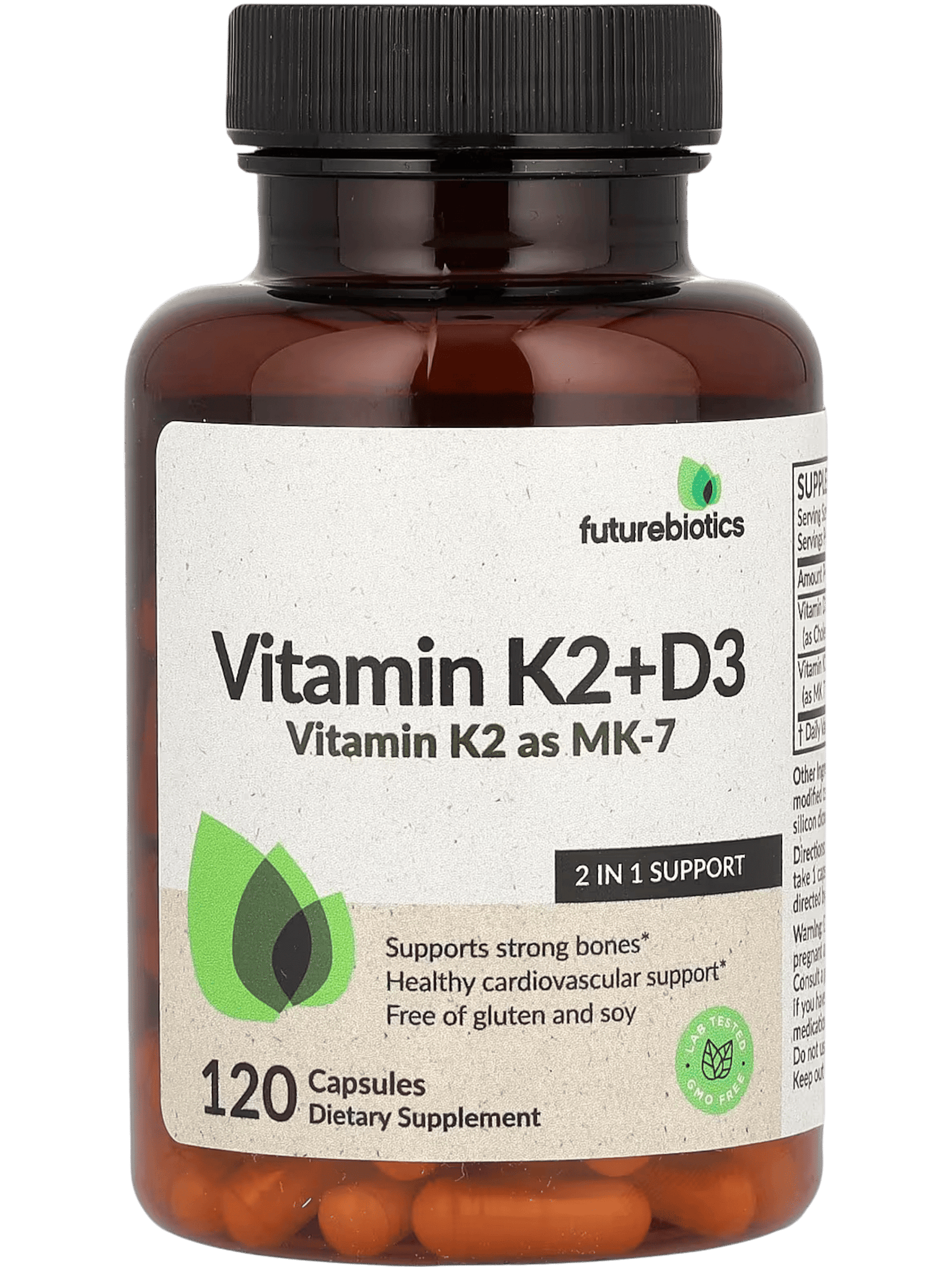Vitamin K2+D3 2in1 5.000IU 120 caps (Futurebiotics)